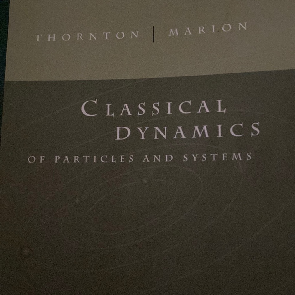 College book Classical Dynamics